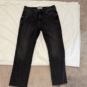 Free People Women's Black Ankle Jeans